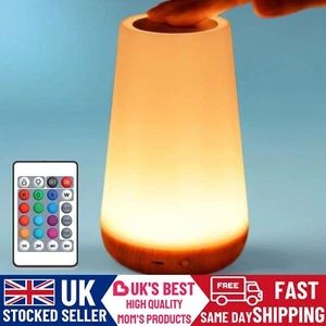 Baby Nursery Night Light Dimmable with LED Touch 13 Color Magic Light Gift Kids - Picture 1 of 7