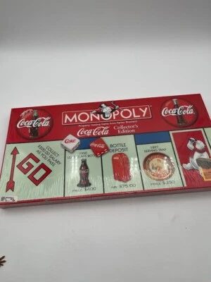 Monopoly Coca-Cola Collector's Edition - Board Game - 1999 Factory Sealed - Image 1 of 3