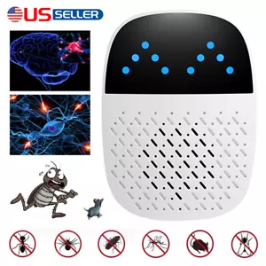2023 Ultrasonic Pest Repeller Control Electronic Repellent BUG Mice Rat Reject A - Picture 1 of 8