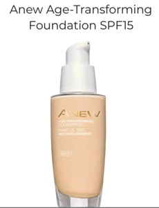 Avon Anew Age-Transforming Foundation SPF15 sun protection for mature skin NEW - Picture 1 of 7