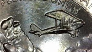 Bessie Coleman, Viertel, Fehler, unzirkuliert, neuwertig, Cud on Wing - Bild 1 von 5