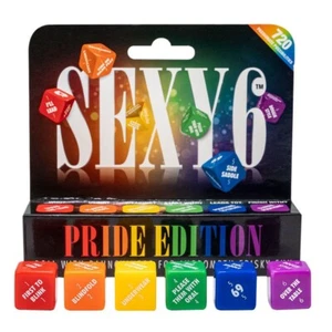 Sexy 6 Dice Game for Couples Pride Edition - Picture 1 of 5