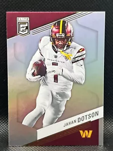 2023 Donruss Elite 42 Jahan Dotson Rainbow Foil WASHINGTON COMMANDERS FOOTBALL - Picture 1 of 2