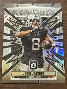 2023 Donruss Optic Josh Jacobs #13 My House Silver Prizm Insert Card Raiders - Picture 1 of 2