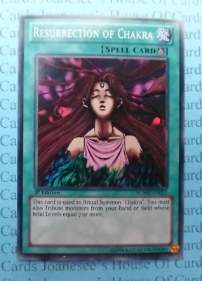 NUMH-EN053 Resurrection of Chakra Super Rare Yu-Gi-Oh Card 1st Edition NM/LP New - Image 1 of 3