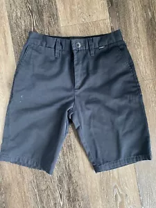Hurley Mens Shorts 26 Chino Very Dark Blue 9" Inseam - Picture 1 of 4