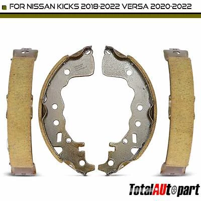 Pair Ceramic Brake Shoes for Nissan Kicks 2018-2022 Versa 2020-2022 Rear Side - Image 1 of 4