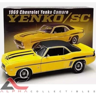 ACME A1805729 1:18 1969 CHEVROLET YENKO CAMARO (DAYTONA YELLOW) - Image 1 of 4