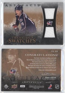 2010-11 Upper Deck Artifacts Treasured Swatches /150 Derick Brassard #TS-DB