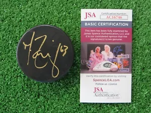 MIKE RIBEIRO MONTREAL CANADIENS DALLAS STARS SIGNED HOCKEY PUCK JSA - Picture 1 of 5