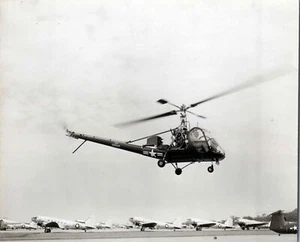 HILLER HELICOPTER HTE-1 ORIGINAL VINTAGE LEVY-SHIPP PHOTO - Picture 1 of 2