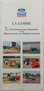 French Language Ford New Holland Pocket Size Brochure For Agricultural Range - Picture 1 of 6