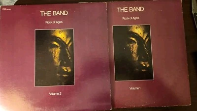 The Band Rock of Ages Vol 1 and 2 Records 1980 Capitol Sterling RL Ultrasonic EX - Image 1 of 4