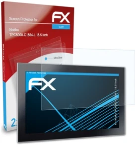atFoliX 2x Screen Protector for Nodka TPC6000-C1854-L 18.5 Inch clear - Afbeelding 1 van 8