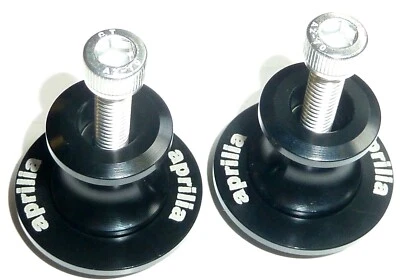 Aprilia Tuono V4 R APRC PADDOCK STAND BOBBINS COTTON REELS SPOOLS SWING LIFTERS - Image 1 of 4