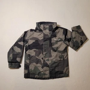 Columbia Jacket Youth XS Camouflage Insulated Full Zip Interchange Mock Neck - Picture 1 of 17