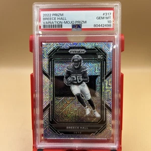 2022 Panini Prizm Rookie Breece Hall Gem mint 10 Mojo /25 New York Jets #317 RC - Picture 1 of 7