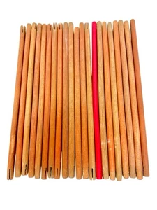 Tinkertoy 21 Pc. Brown & Red 10 1/4" Classic Wood Replacement Connector Rods Set - Picture 1 of 3