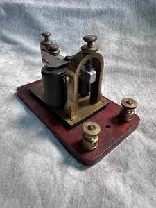 J. H. Bunnell Telegraph Sounder for CW, morse code, telegraph - Zdjęcie 1 z 9