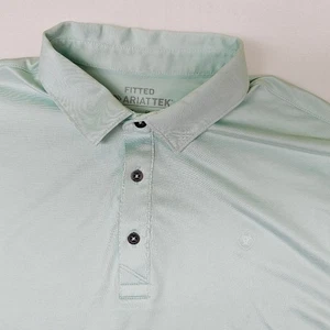 Ariat Tek Fitted Poloshirt Herren Kurzarm Freizeit Golf Sport Blau - Bild 1 von 7