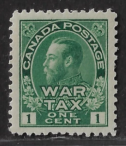 Canada War Tax Stamps — 1915, King George V #MR1 MNH XF Ref. 2204 - Picture 1 of 2