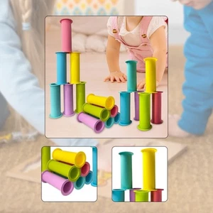 18Pcs Stacking Cup Set for Kids Speed Training Game Challenge Competition Early - Picture 1 of 7