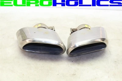 PAR DE PUNTAS SILENCIADORAS ESCAPE IZQUIERDA DERECHA CROMADAS OEM Jaguar XJ X351 10-19 Foto 1 de 3