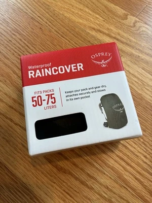 Osprey Waterproof Raincover for 50-75L Backpacks - Sz Large - Shadow Grey New - Image 1 of 4