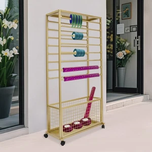 Soporte organizador de cinta móvil de gran capacidad soporte de almacenamiento de cinta con rueda - Imagen 1 de 4