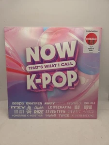 NOW K-Pop 2024 Opaque Pink Vinyl LP  Photo Book Seventeen Enhyphen Stray Kids - Picture 1 of 6