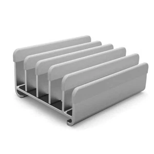 Elestoria Adjustable Laptop Stand - Fits 5 Devices, Modern Design, Tool Grey - Afbeelding 1 van 7