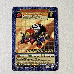 Digimon Digi Battle Dokugumon Bo-141 Series 3 Bandai 2000 Non Foil NM/LP - Picture 1 of 4