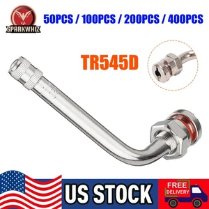 50PCS-400PCS TR545D Truck Tire Valve Stems for New 22.5 & 24.5 Alcoa Aluminum US - Picture 1 of 23