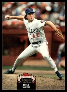 1992 Stadium Club Dave Smith Chicago Cubs #219 - Picture 1 of 2