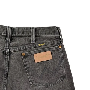Pantalones de mezclilla Wrangler vintage para hombre 30x34 gris carbón corte vaquero 13mwz hechos en EE. UU. AÑOS 80 - Imagen 1 de 10