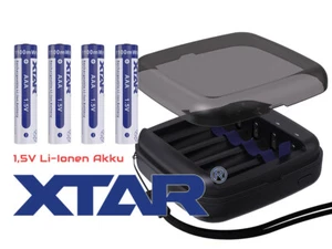 Xtar BC4 - Cargador + 4x AAA (Micro) LR03 1,5V Li-Ion Baterías - Imagen 1 de 1