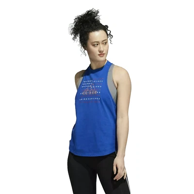 Regata Adidas GN7260 feminina azul royal americana nova com etiquetas G - Imagem 1 de 4