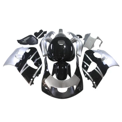 Black Silver Fairings Kit For Suzuki GSXR600 GSXR750 1996 - 1999 ABS Body Kit — 第 1/4 张图片