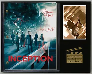 Inception Reproduction Signed Movie Script Wood Plaque Display - Picture 1 of 8