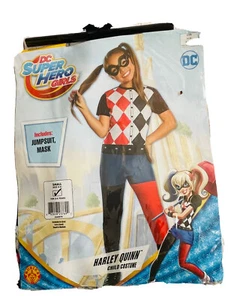 DC Super Hero Girls Harley Quinn Rubies Costume, size S 4-6 Child - Picture 1 of 4
