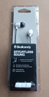 Skullcandy Jib Earbuds with Microphone and Remote Choose Black or White NEW - Image 1 of 2