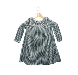 Antik Batik Beaded Check Mini Dress 5 Years Kids Girls Casual Short NEW 21180 - Picture 1 of 6