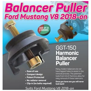 Ford Mustang 2018 & Newer Coyote V8 5.0 Harmonic Balancer Damper Remover Puller - Picture 1 of 2