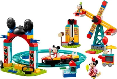 LEGO Disney 10778 Mickey, Minnie and Goofy's Fairground Fun No Box Preowned - Image 1 of 4