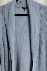 Talbots Duster Wollmischung Strickjacke Pullover Gr. XL hellblau (G12) - Bild 1 von 4
