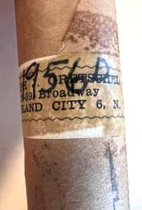 OBW 1956 D LINCOLN WHEAT PENNY *RED *CHASE MANHATTAN BANK CENT ROLL *WATCH VIDEO - Picture 1 of 9