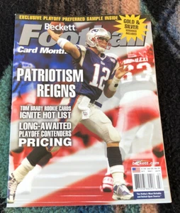 Tom Brady Beckett Football Collector - PATRIOTISM REIGNS - Mar 02 - Issue #14 Mt - Bild 1 von 6