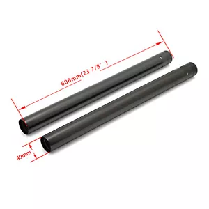 23 7/8" 49mm Fork Tubes 455004603 for Harley FLFB Fatboy Softail 2018-UP Black - Picture 1 of 11