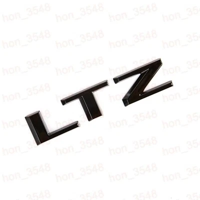 Nuevo emblema de letra LTZ emblema OEM para Chevrolet Silverado 2019-2022 negro brillante Foto 1 de 4