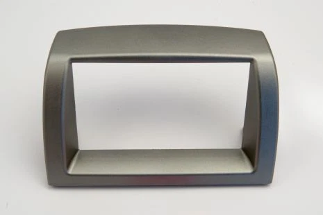 G.M. PRODUCTION Mascherina no telaio/staffe doppio 2 Din LANCIA Y Ypsilon 2004/2007 GRIGIO SCURO